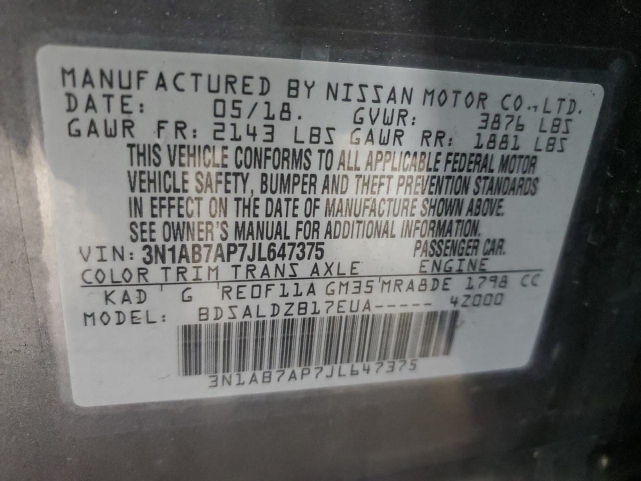 2018 Nissan Sentra - Image 13