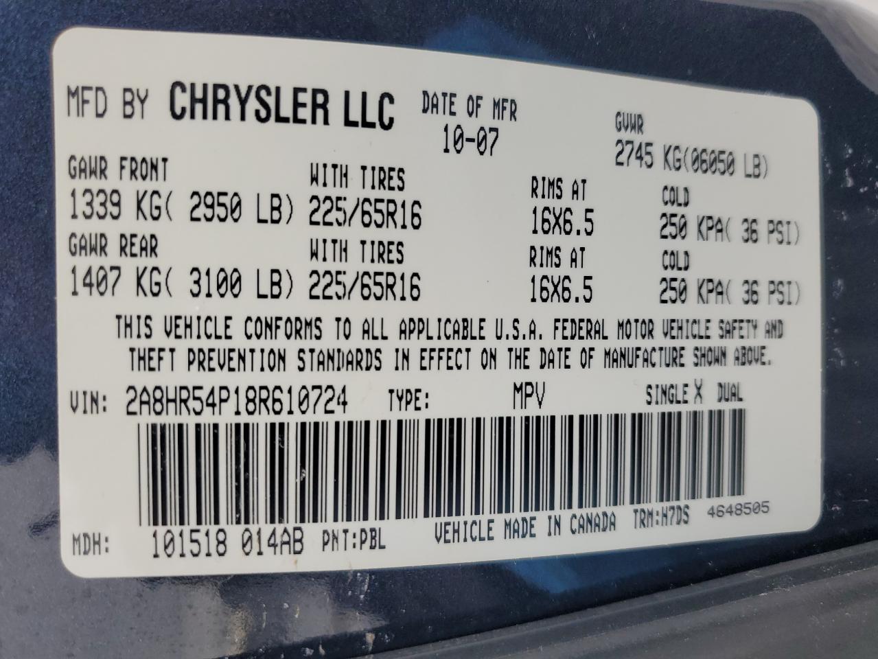 2008 Chrysler Town & Country - Image 13