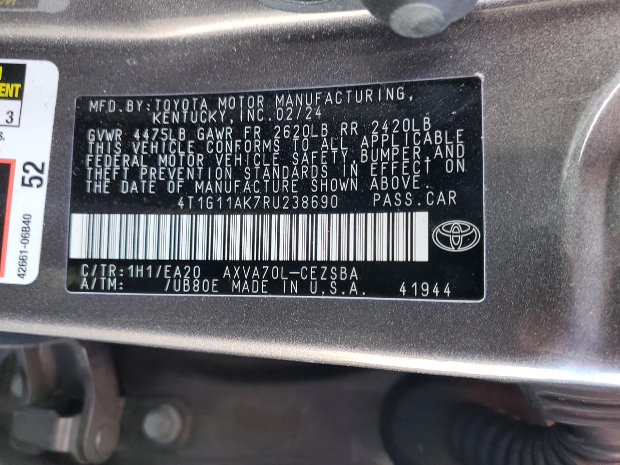 2024 Toyota Camry - Image 14