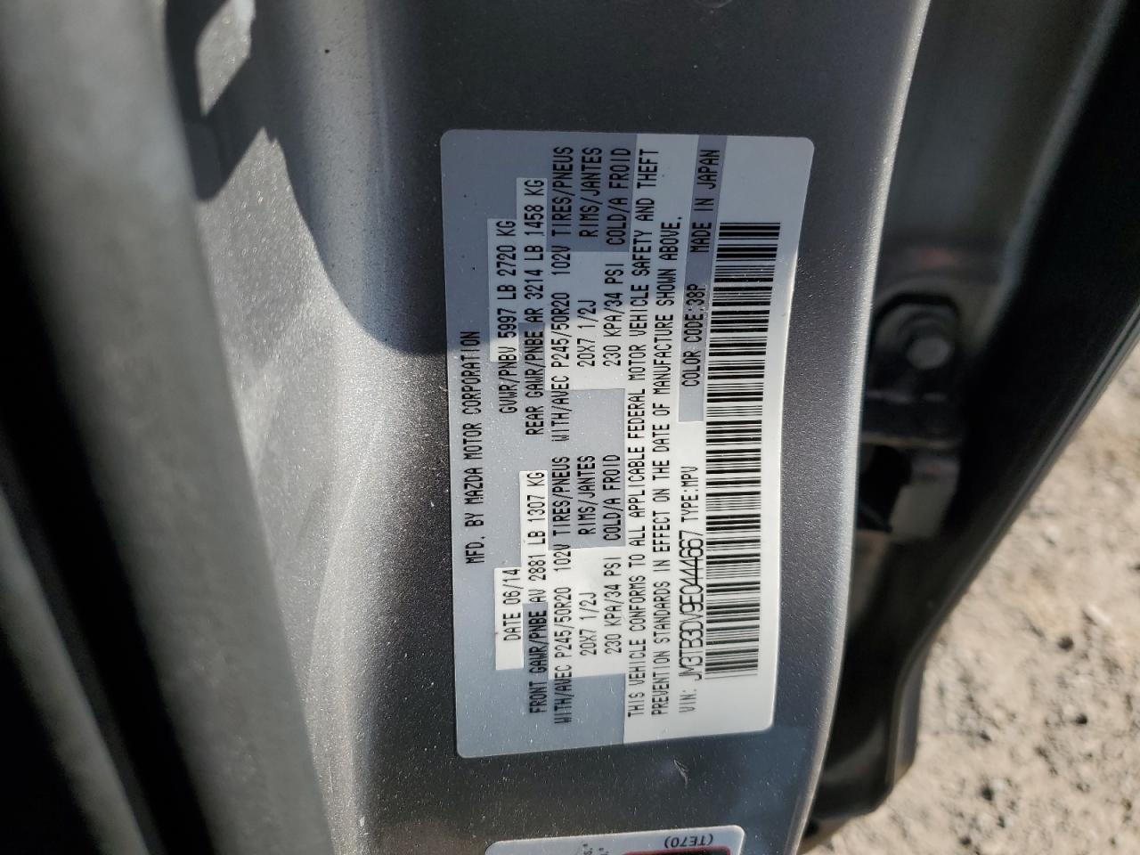 2014 Mazda CX-9 - Image 15