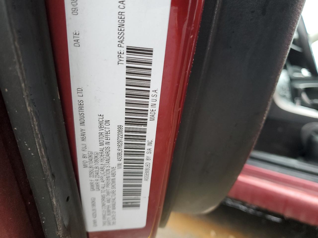 2009 Subaru Legacy - Image 12