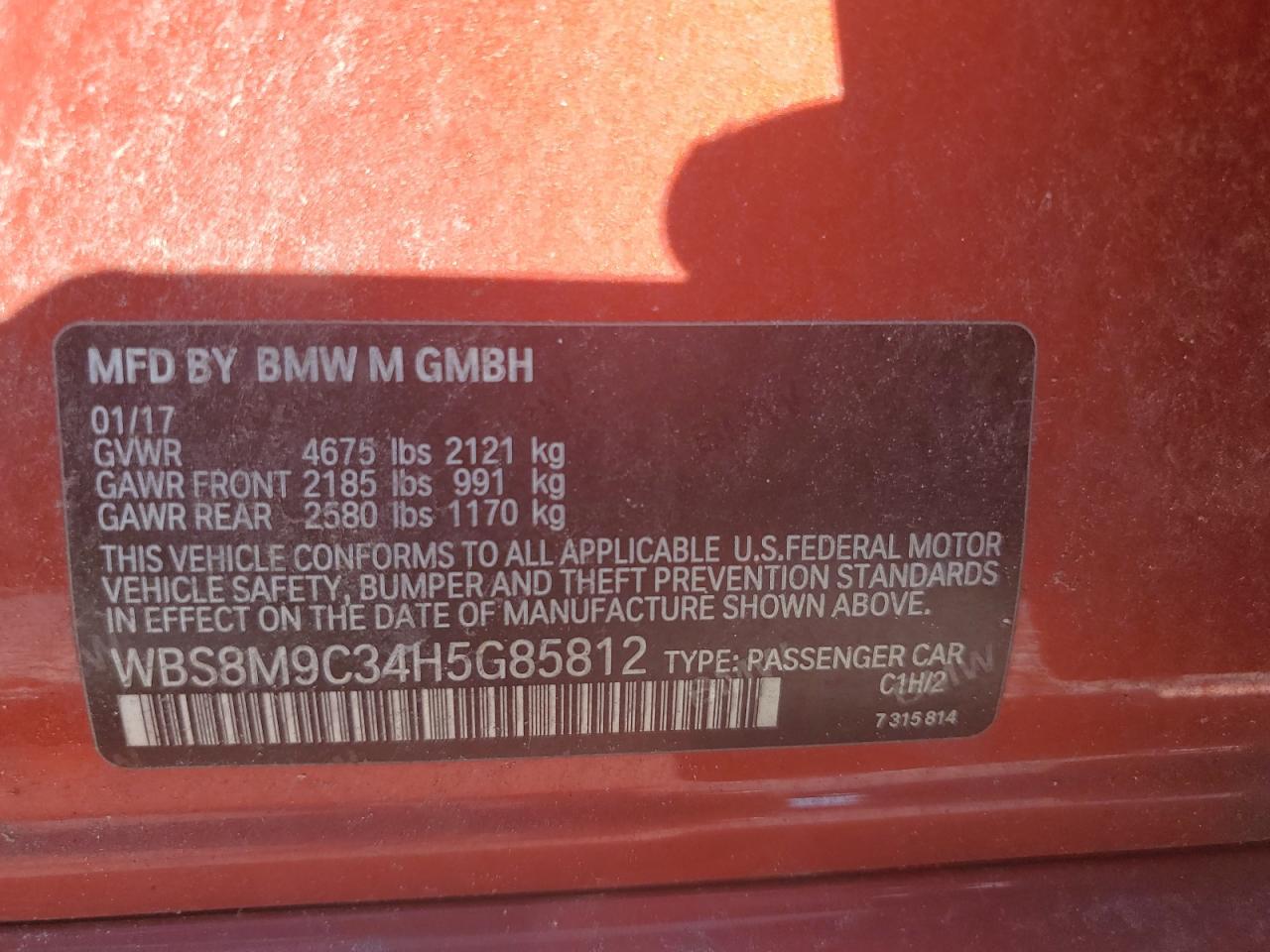 2017 BMW M3 - Image 12