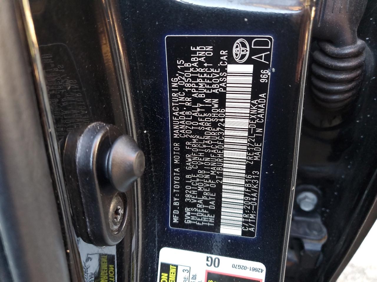 2015 Toyota Corolla - Image 12