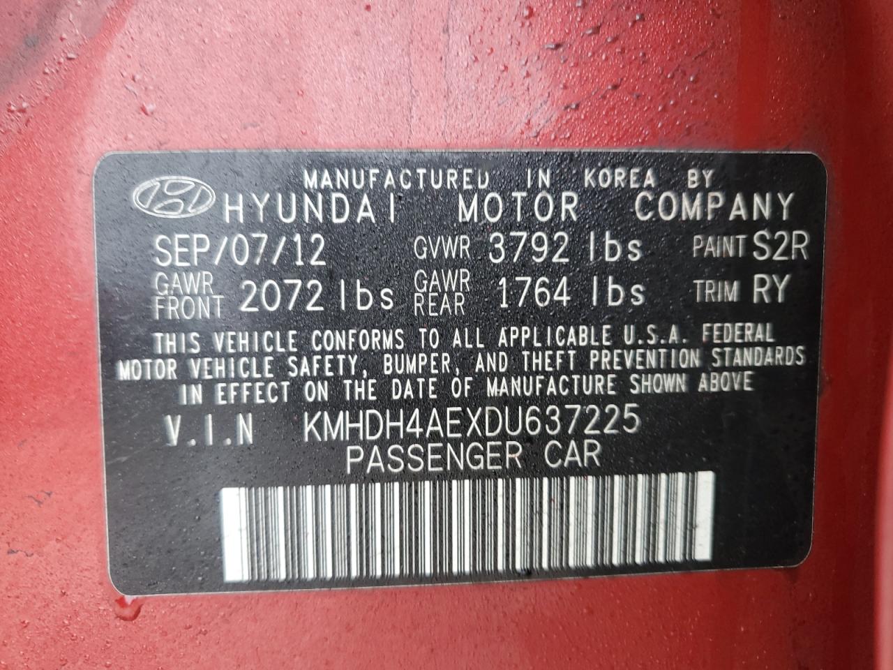 2013 Hyundai Elantra - Image 12