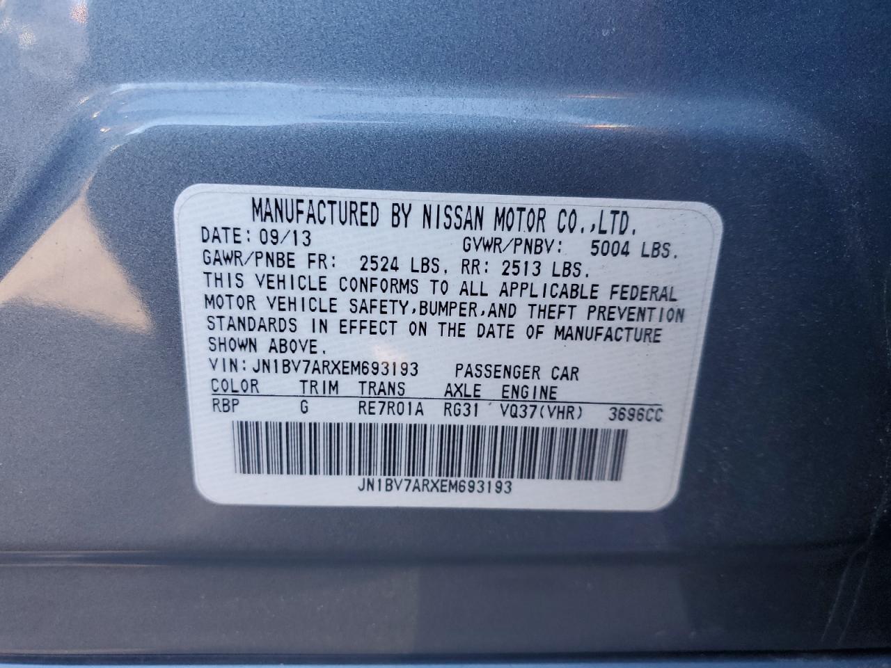 2014 Infiniti Q50 - Image 14