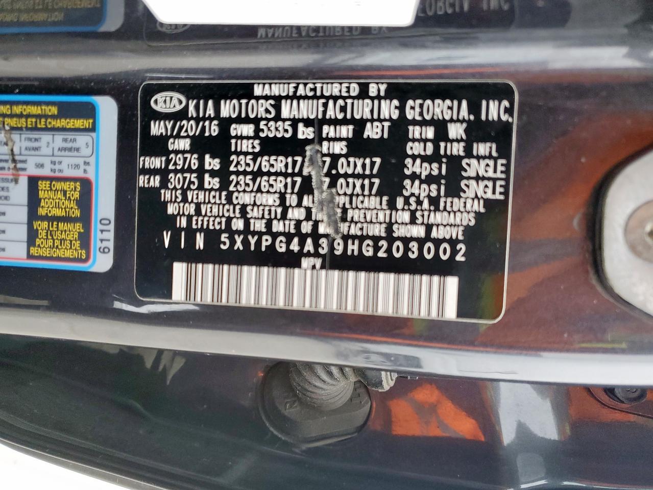 2017 Kia Sorento - Image 13