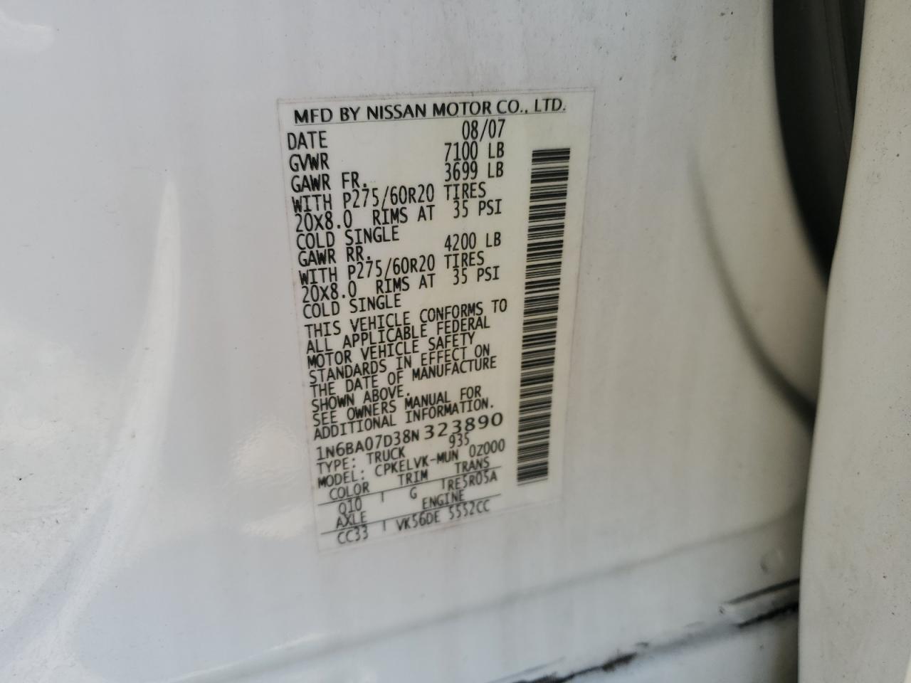 2008 Nissan Titan - Image 12