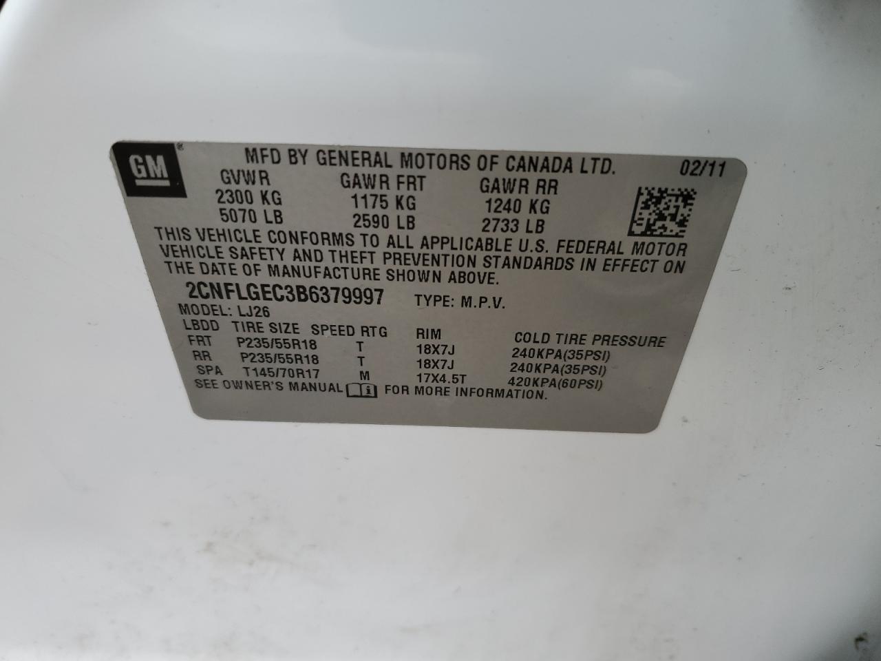 2011 Chevrolet Equinox - Image 15