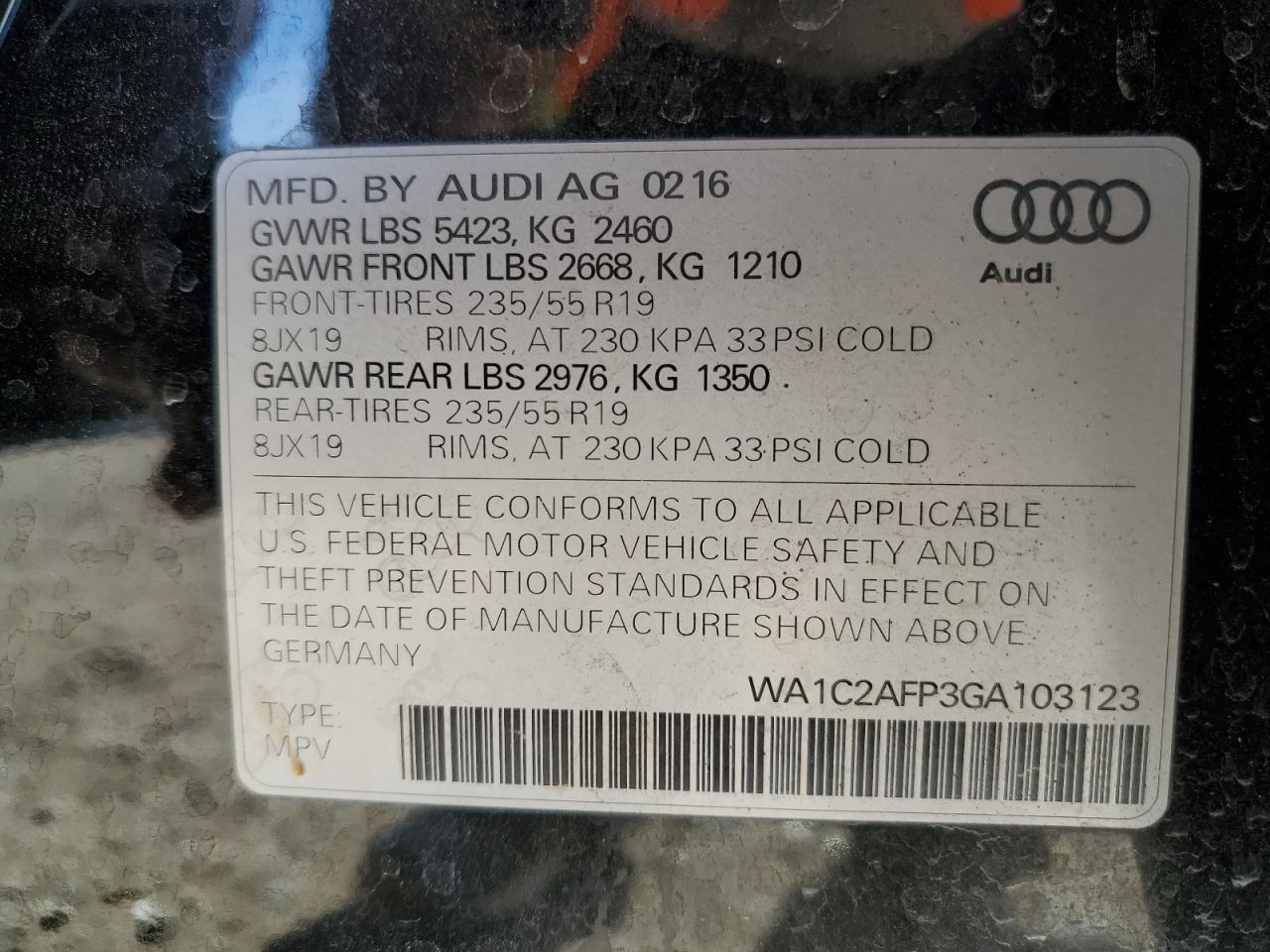 2016 Audi Q5 - Image 13