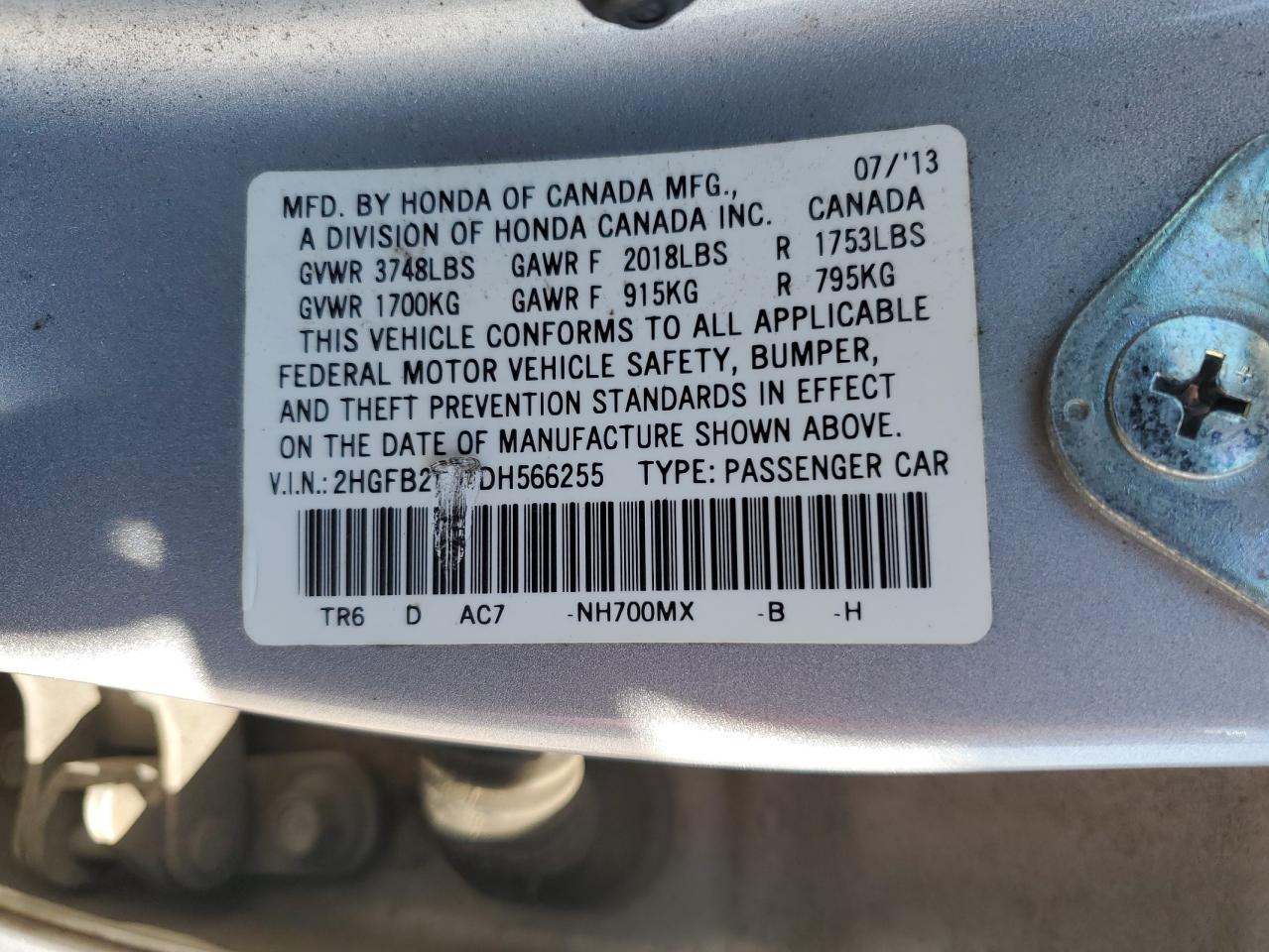 2013 Honda Civic - Image 15