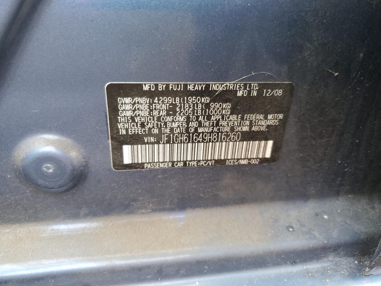 2009 Subaru Impreza - Image 12