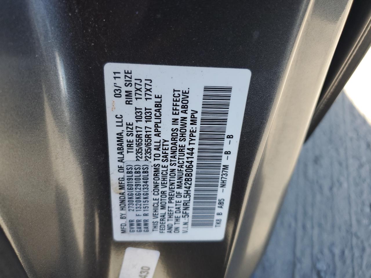 2011 Honda Odyssey - Image 13