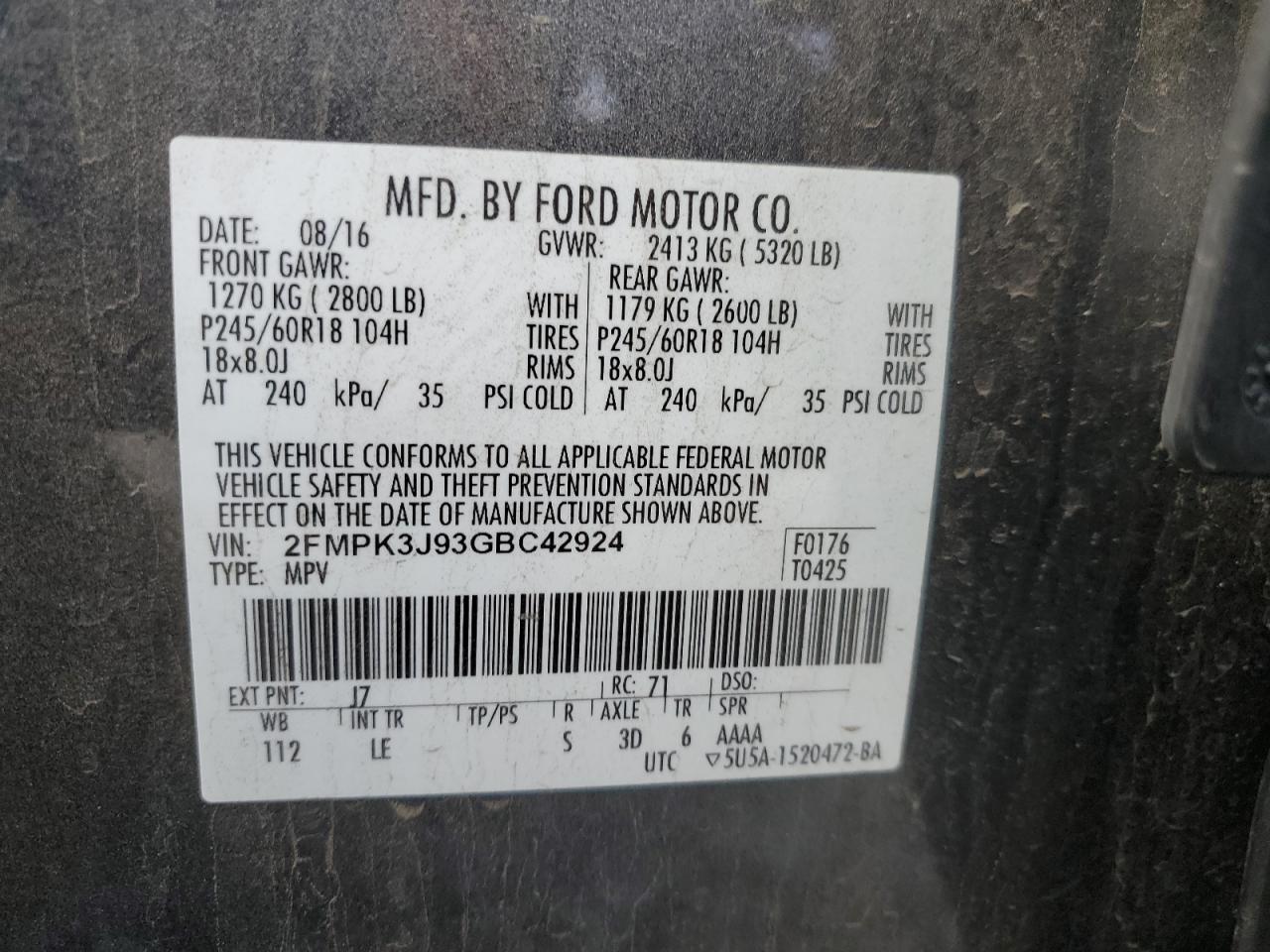 2016 Ford Edge - Image 14