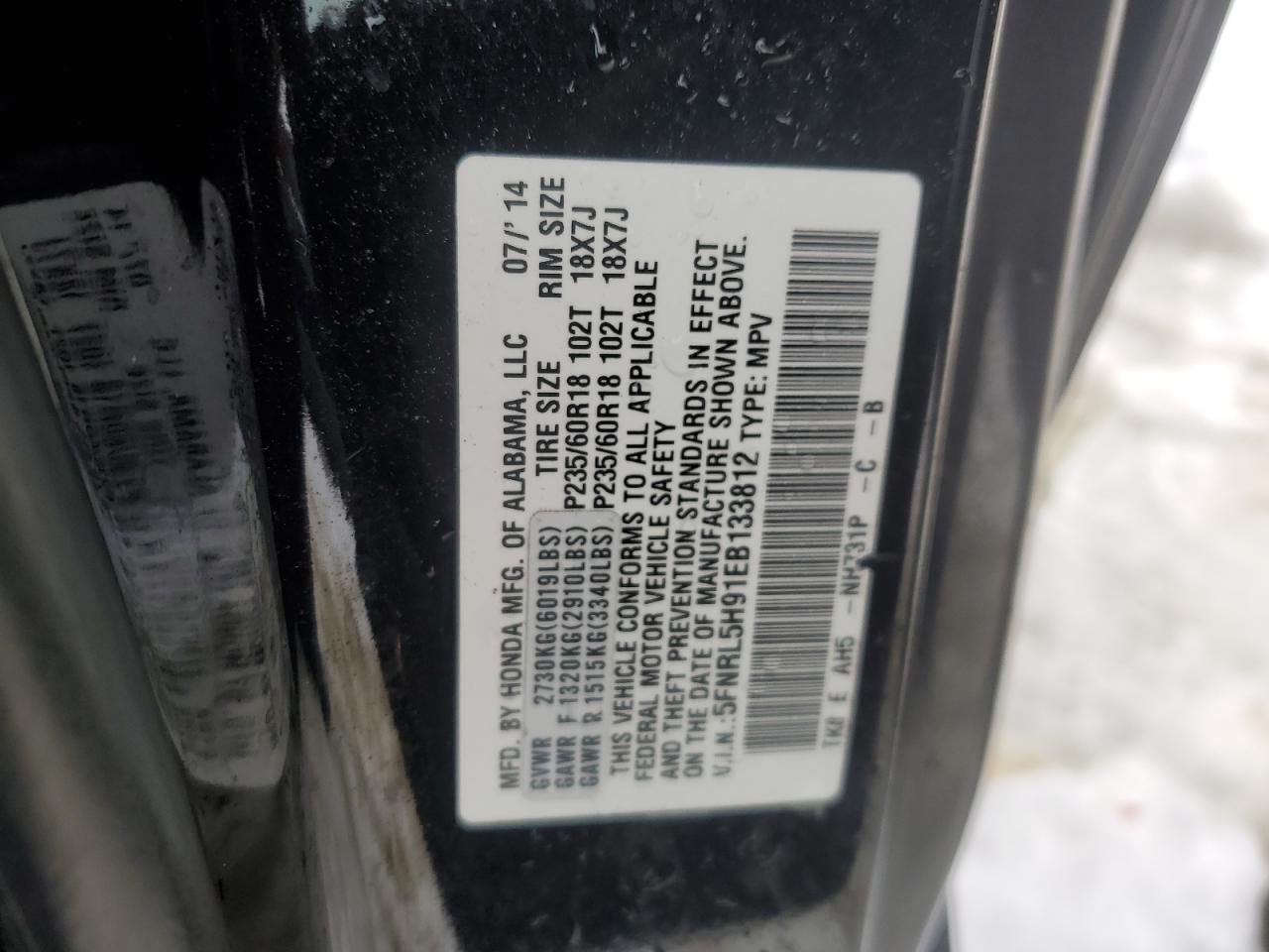2014 Honda Odyssey - Image 13