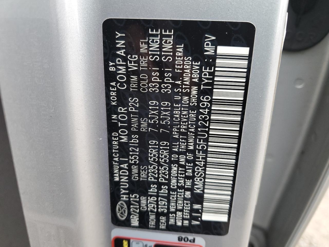 2015 Hyundai Santa Fe - Image 13