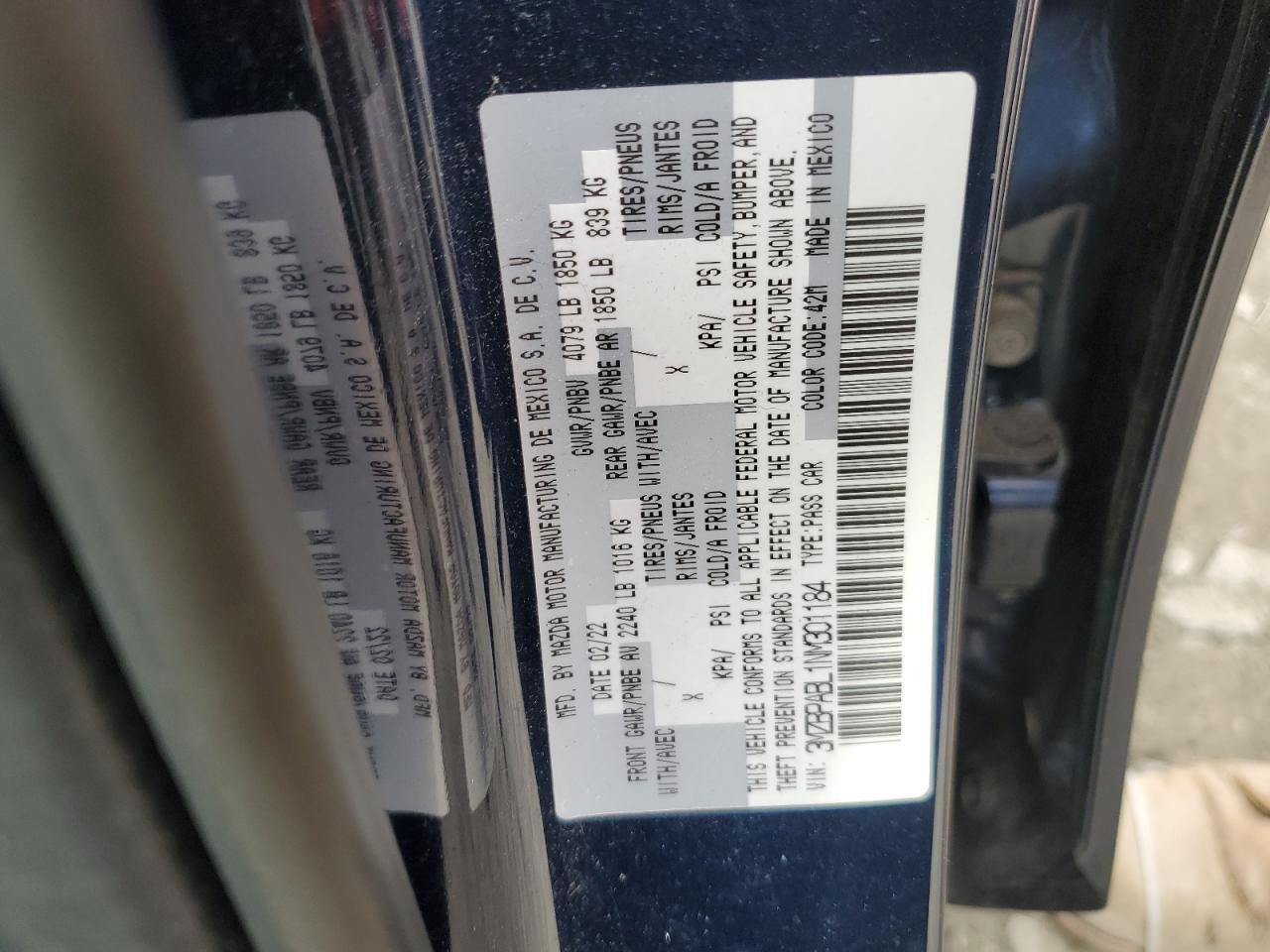 2022 Mazda 3 - Image 14