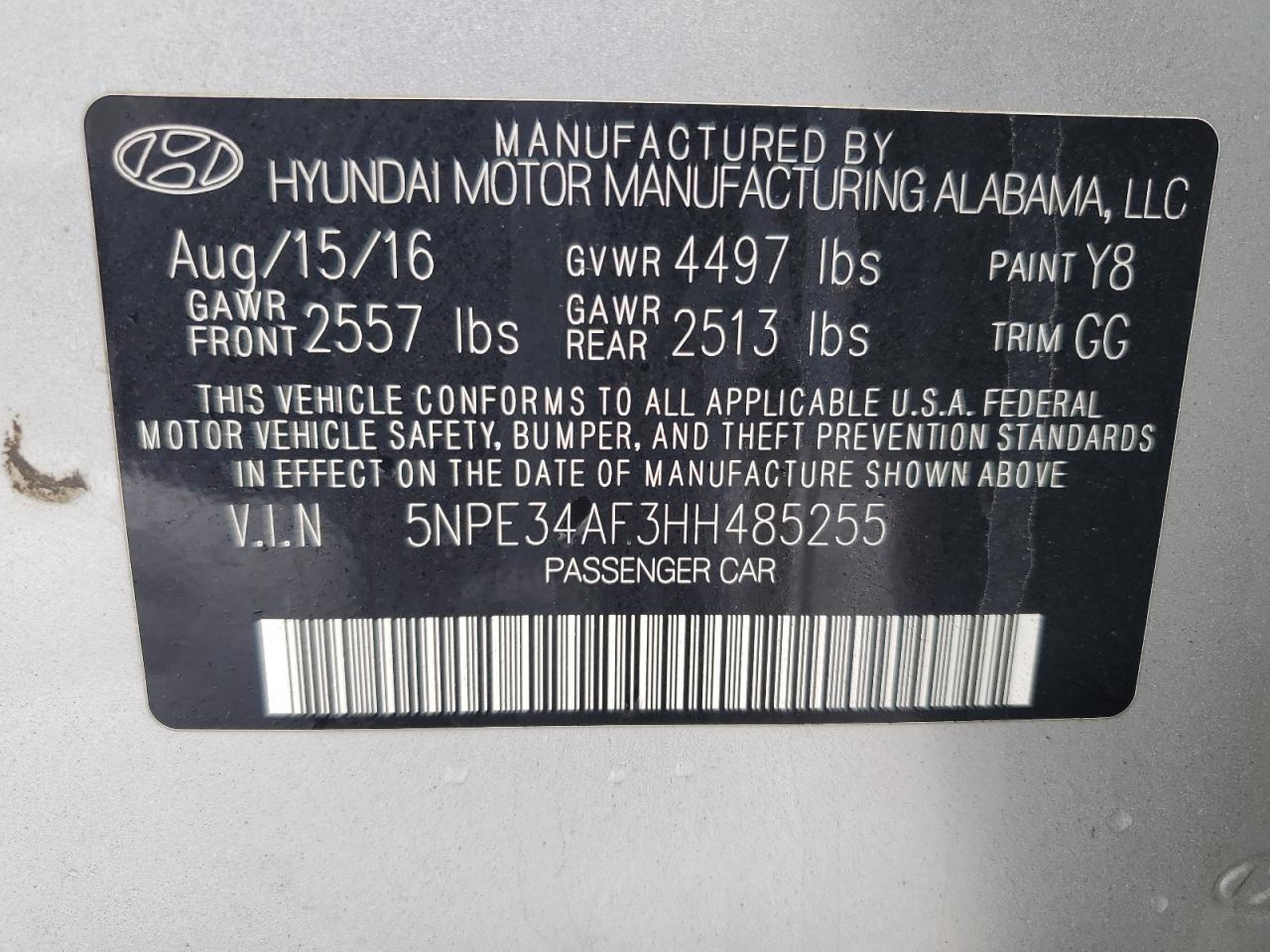2017 Hyundai Sonata - Image 12