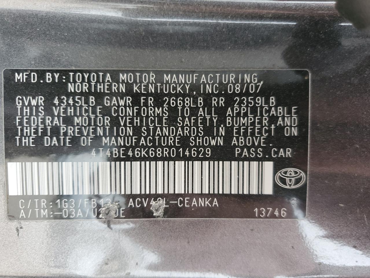 2008 Toyota Camry - Image 12