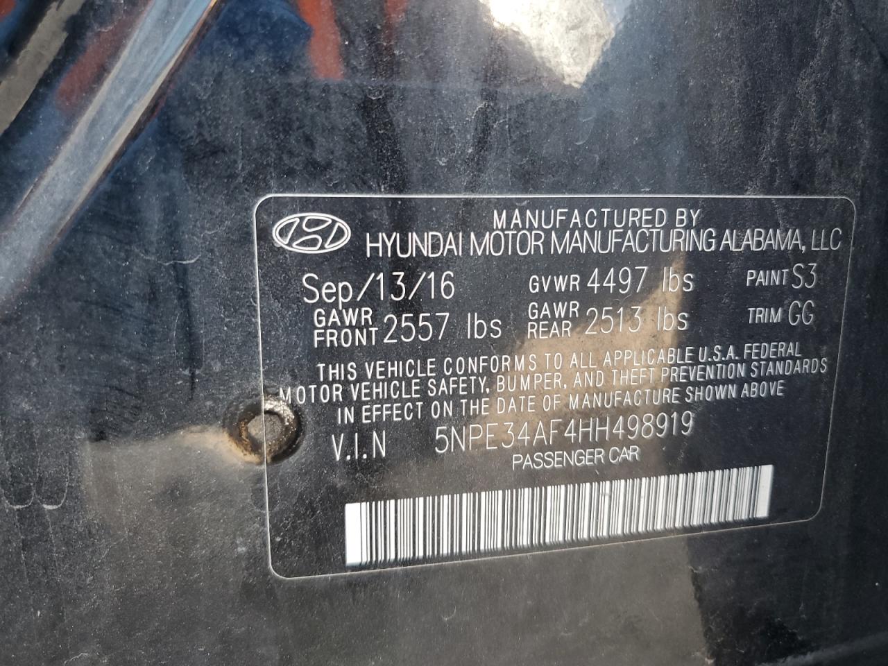 2017 Hyundai Sonata - Image 13