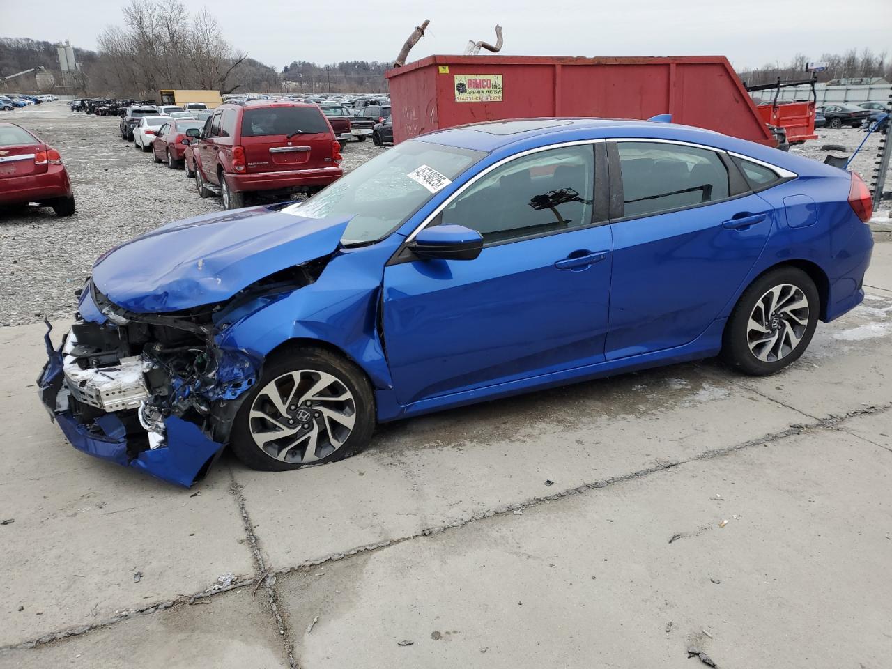 2017 Honda Civic Ex იყიდება Cahokia Heights-ში, IL - Front End