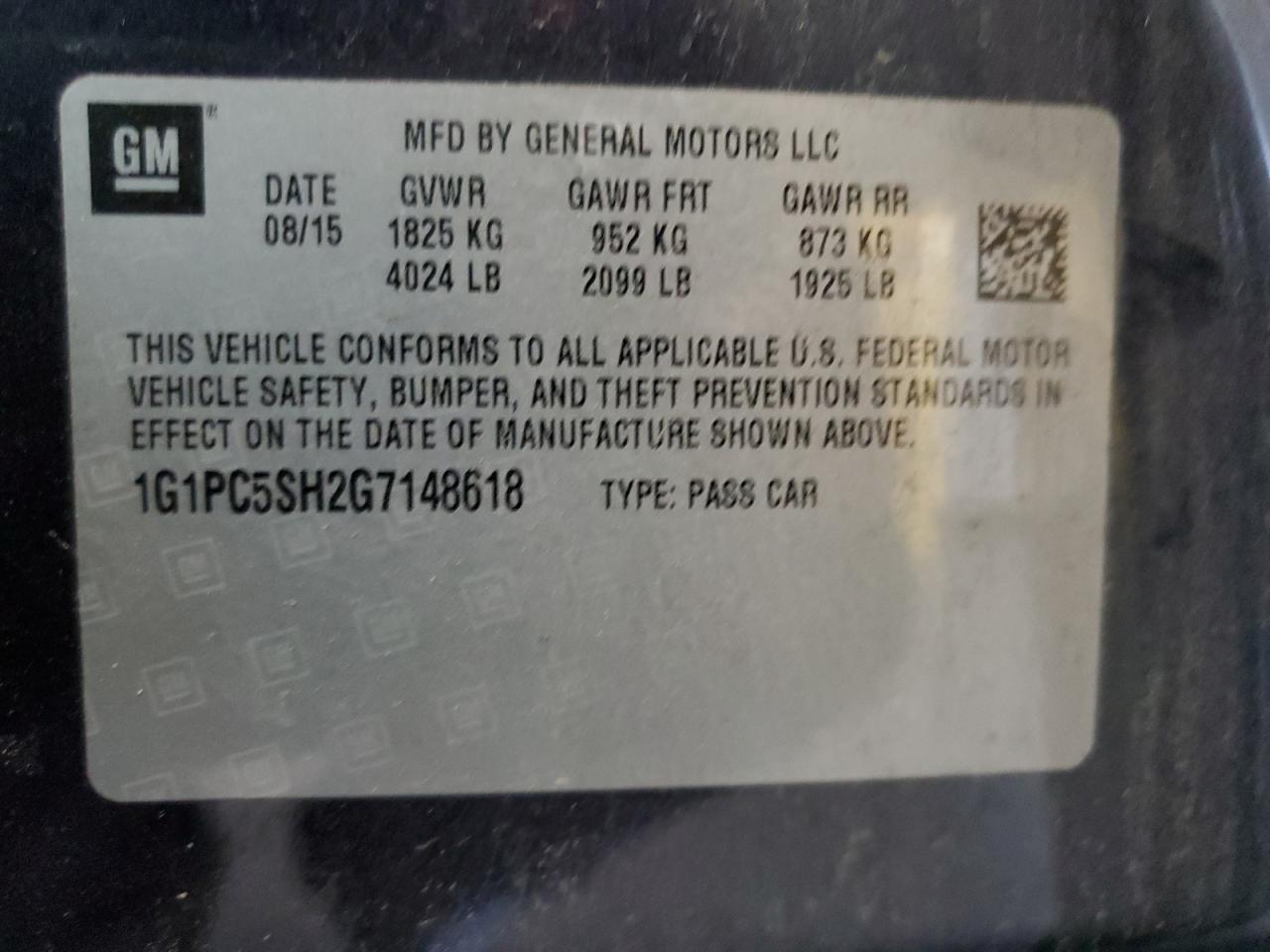 2016 Chevrolet Cruze - Image 12