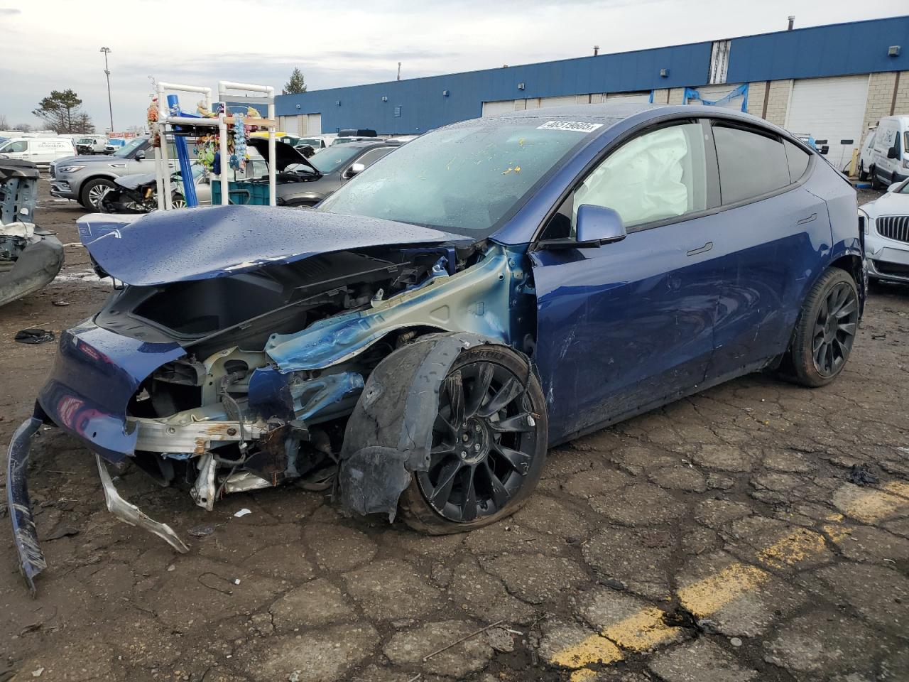 2020 Tesla Model Y للبيع في Woodhaven، MI - All Over