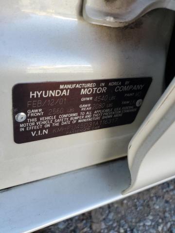 2001 HYUNDAI XG 300