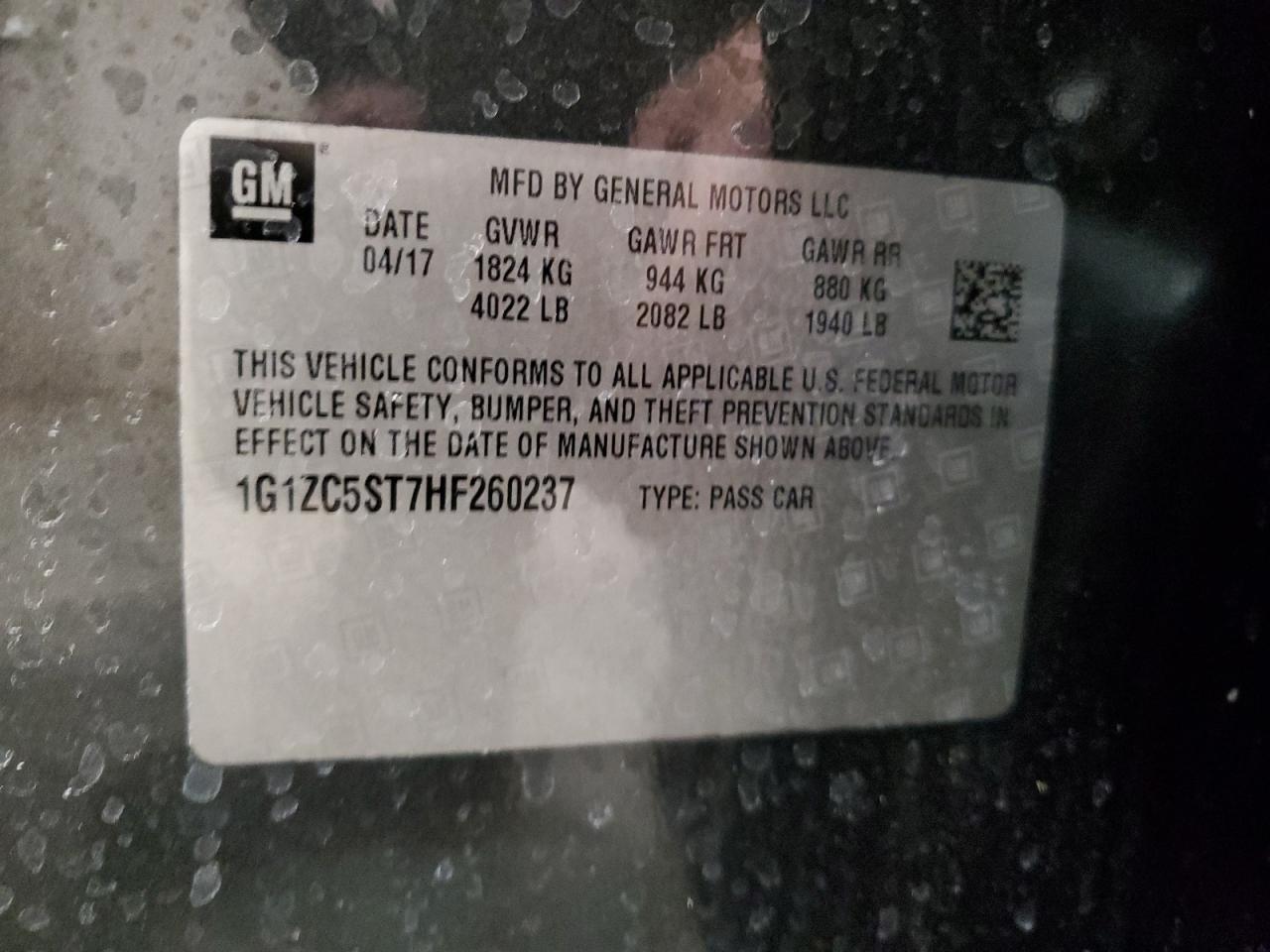 2017 Chevrolet Malibu - Image 12