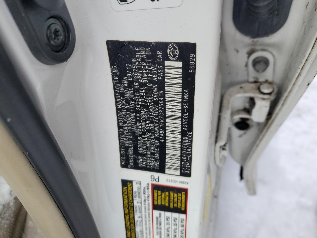2012 Toyota Camry - Image 13
