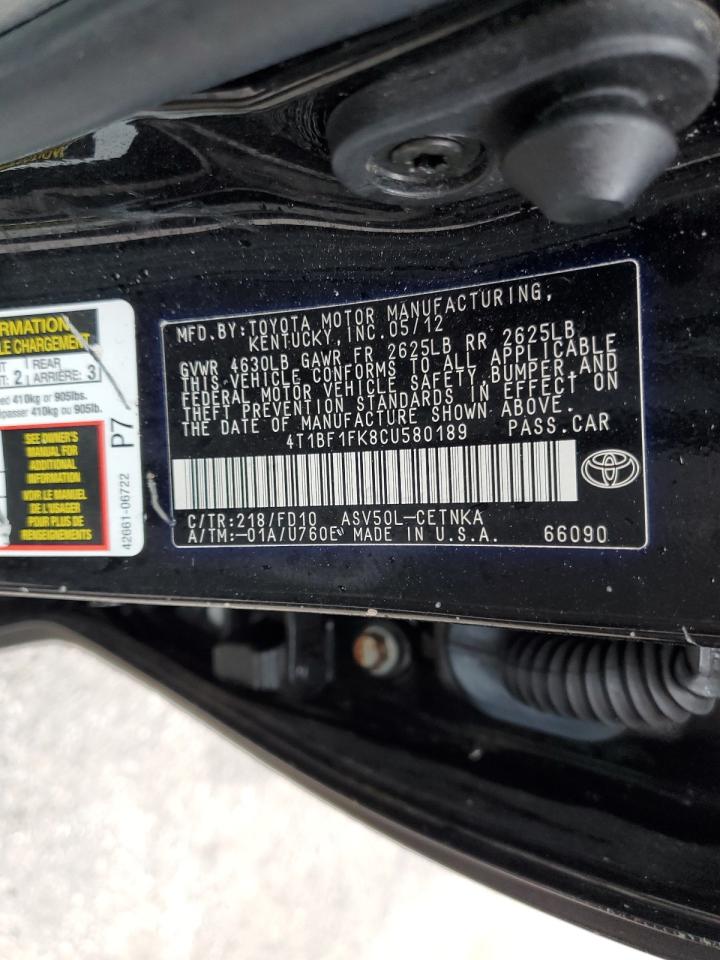 2012 Toyota Camry - Image 13