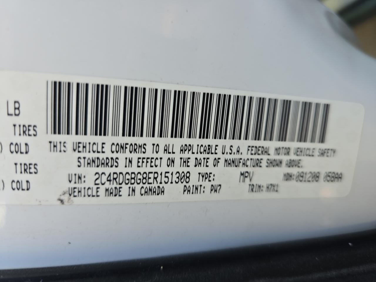 2014 Dodge Grand Caravan Se VIN: 2C4RDGBG8ER15138 Lot: 46662415