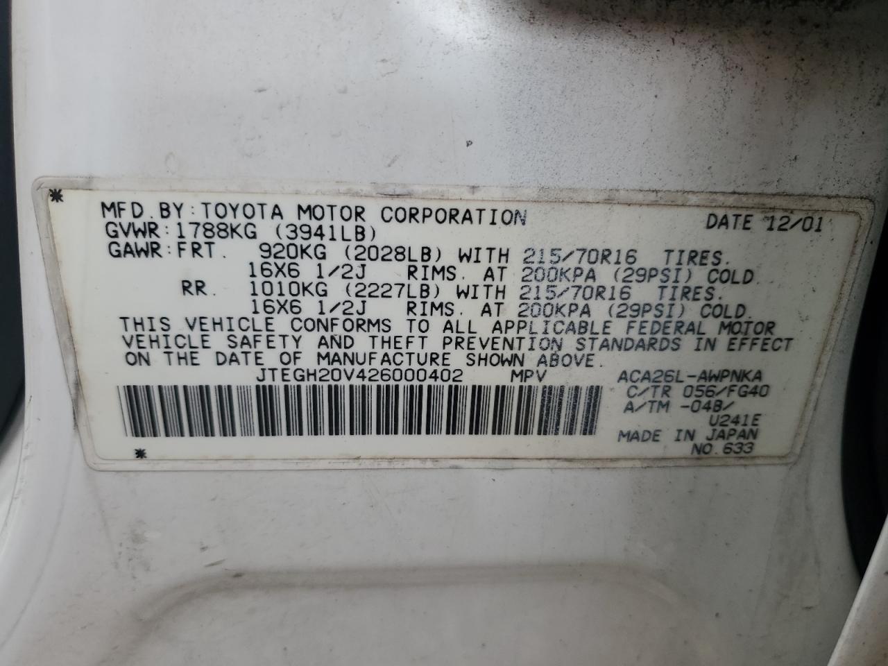2002 Toyota RAV 4 - Image 12