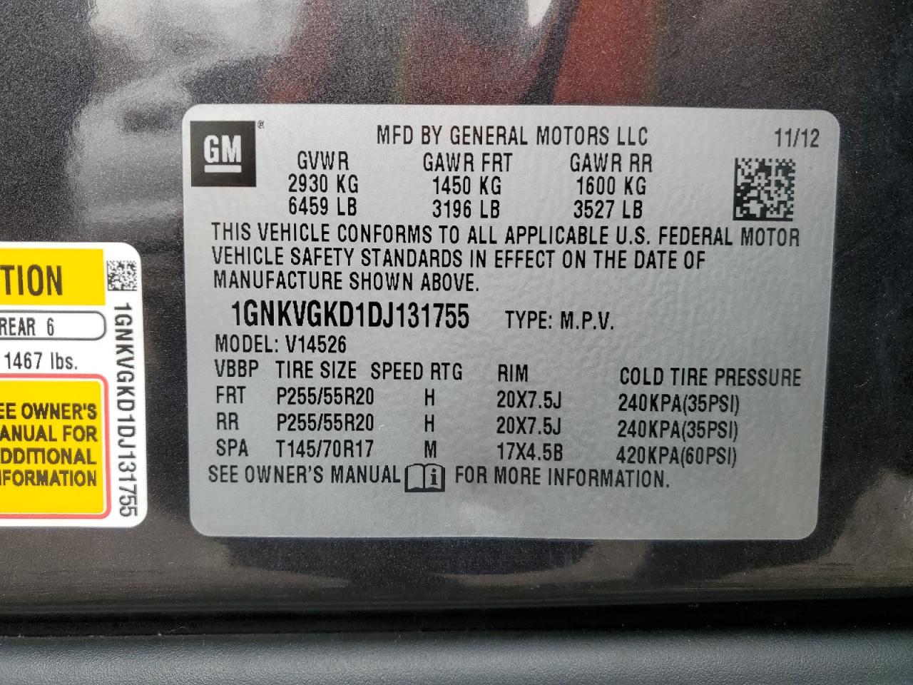 2013 Chevrolet Traverse - Image 13