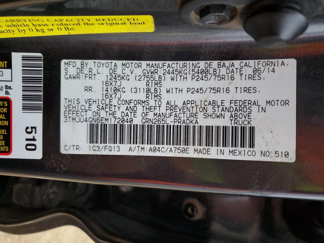 2014 Toyota Tacoma - Image 12
