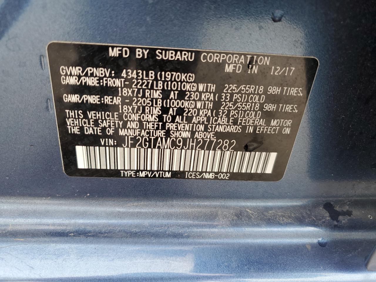 2018 Subaru XV - Image 13