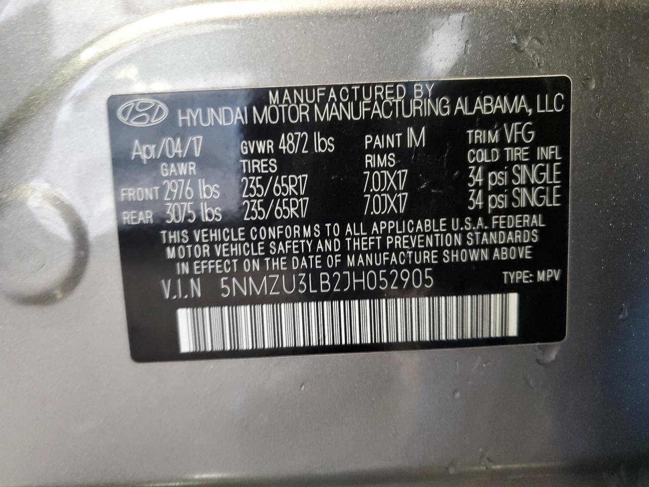 2018 Hyundai Santa Fe - Image 14