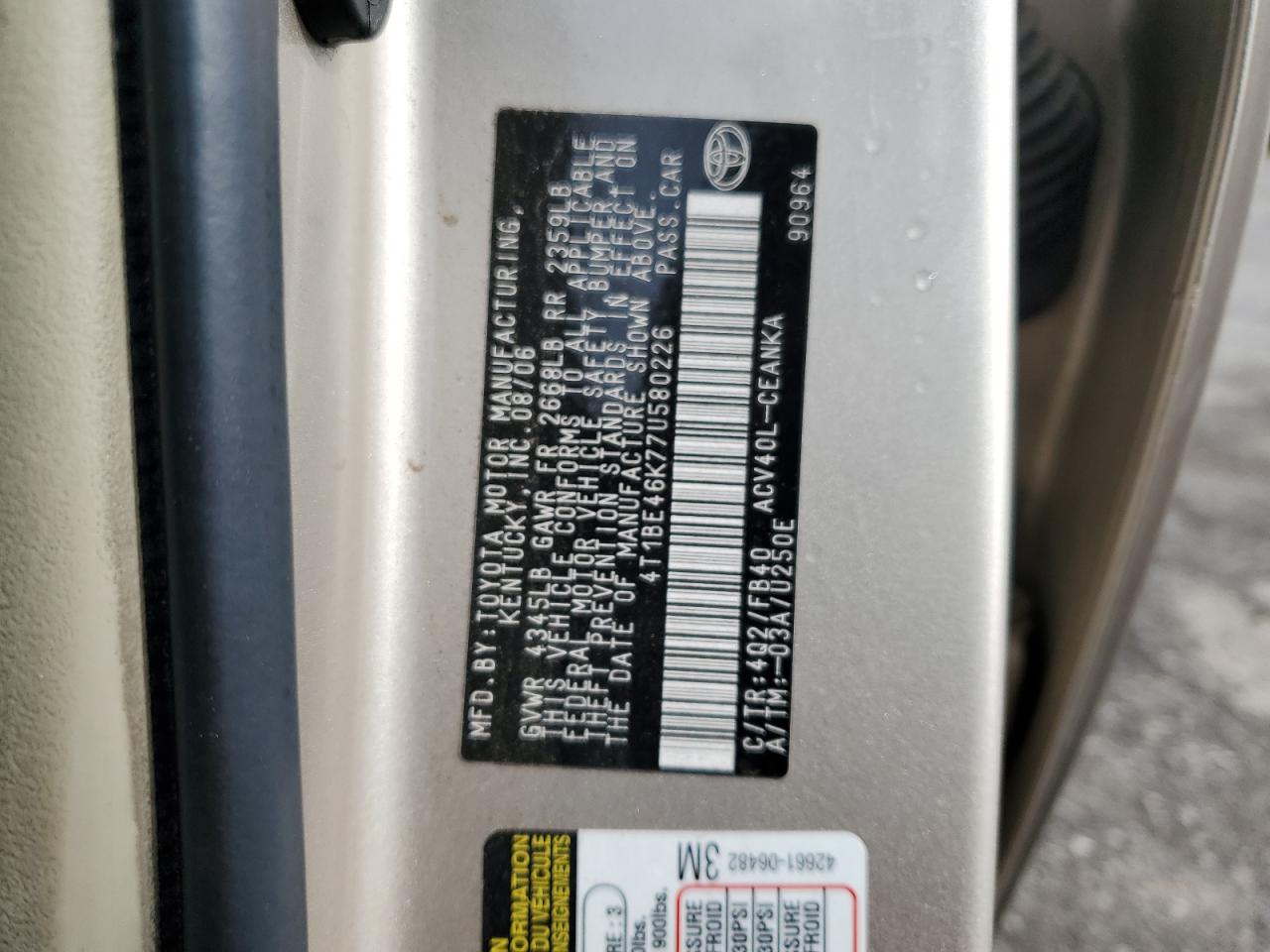 2007 Toyota Camry - Image 12