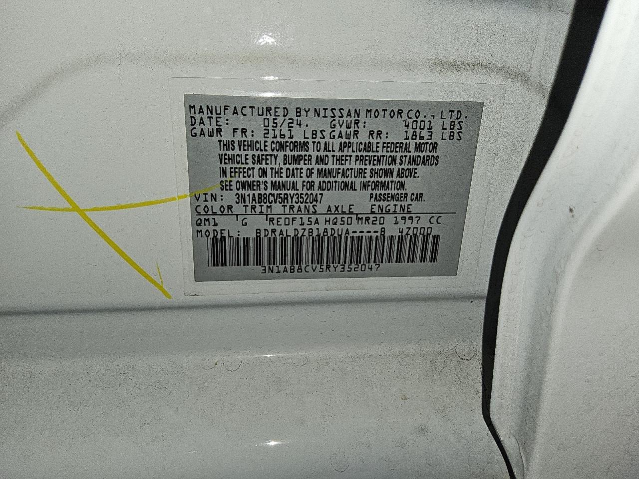 3N1AB8CV5RY352047 NISSAN SENTRA 2024