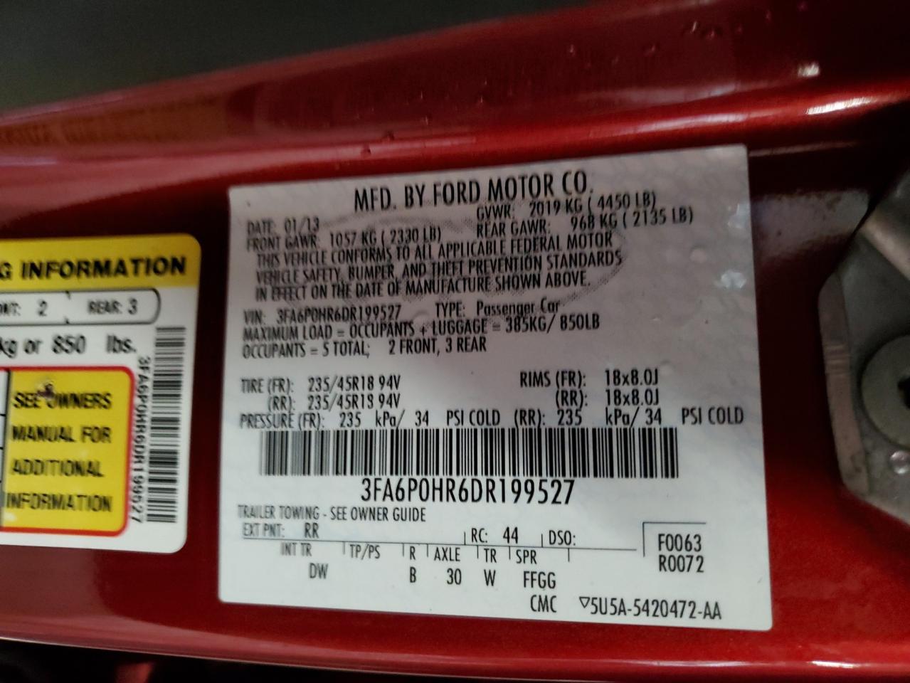 2013 Ford Fusion - Image 13
