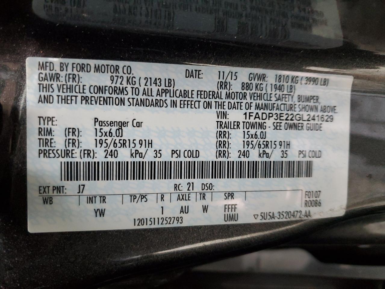 2016 Ford Focus - Image 12