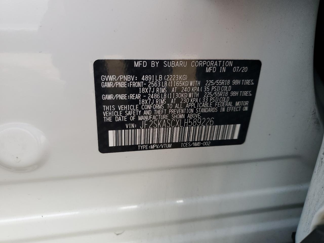 2020 Subaru Forester - Image 14