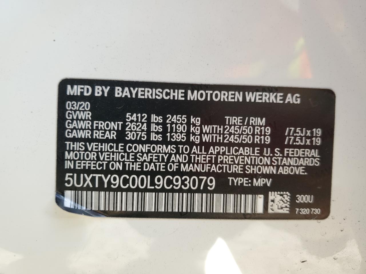 2020 BMW X3 - Image 13