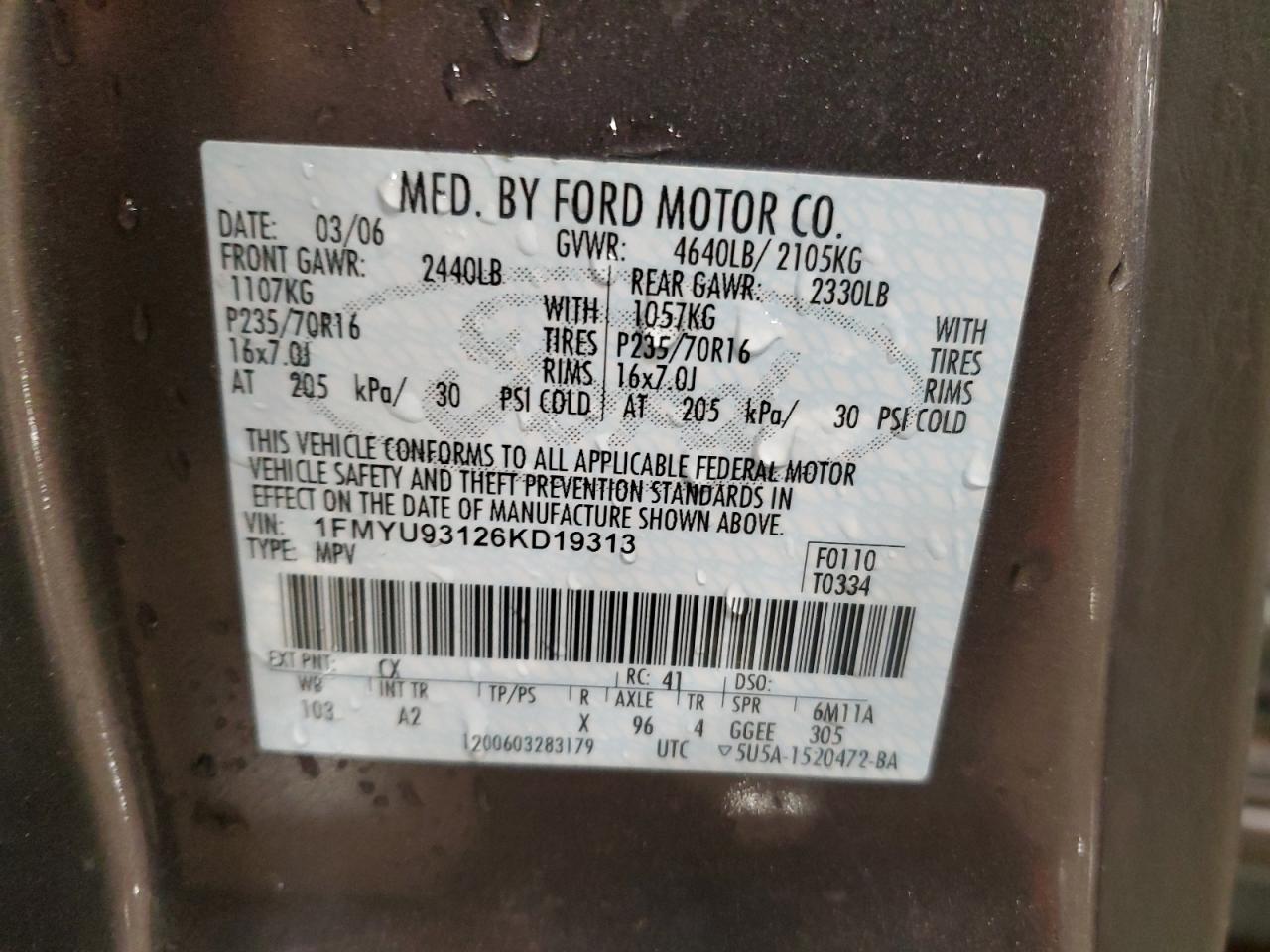 2006 Ford Escape - Image 12