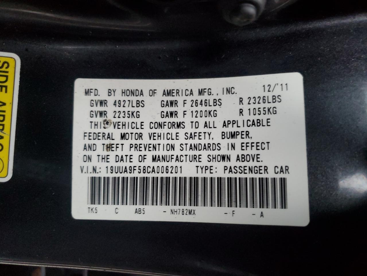 2012 Acura TL - Image 12