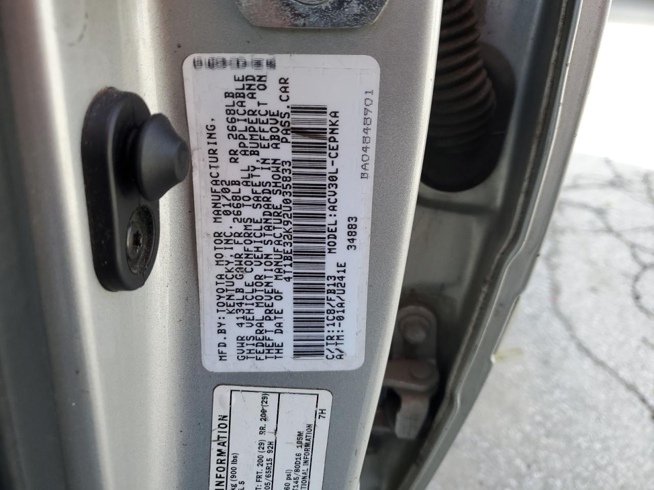 2002 Toyota Camry - Image 13