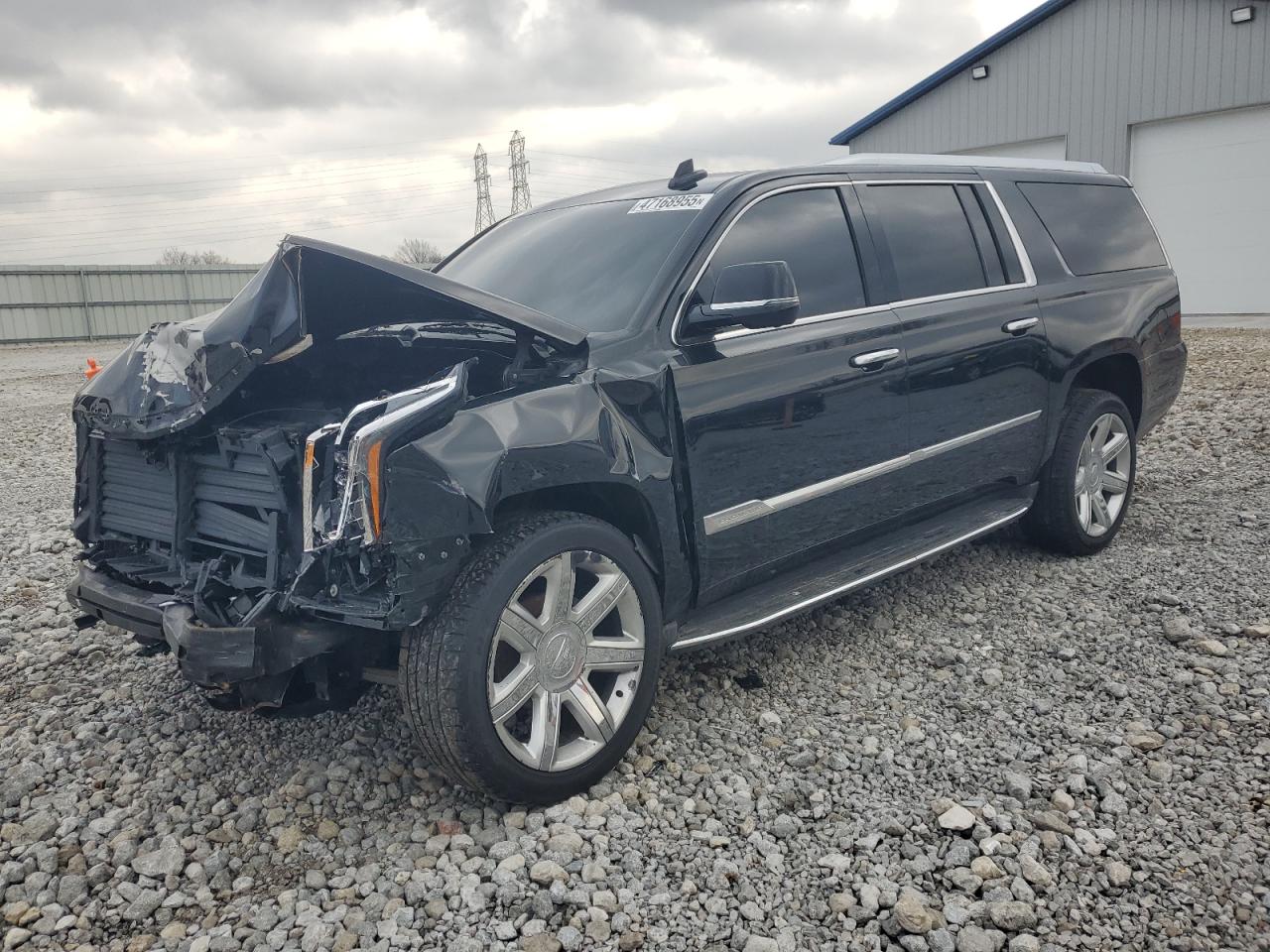 2016 Cadillac Escalade Esv Luxury იყიდება Barberton-ში, OH - Front End