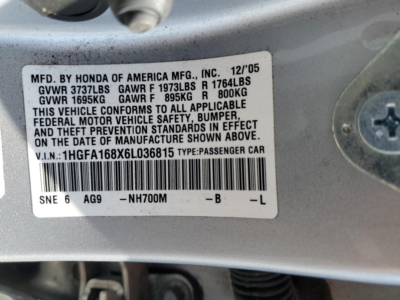 2006 Honda Civic - Image 14