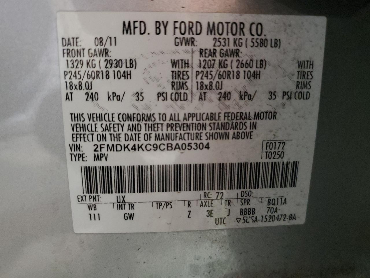 2012 Ford Edge - Image 15