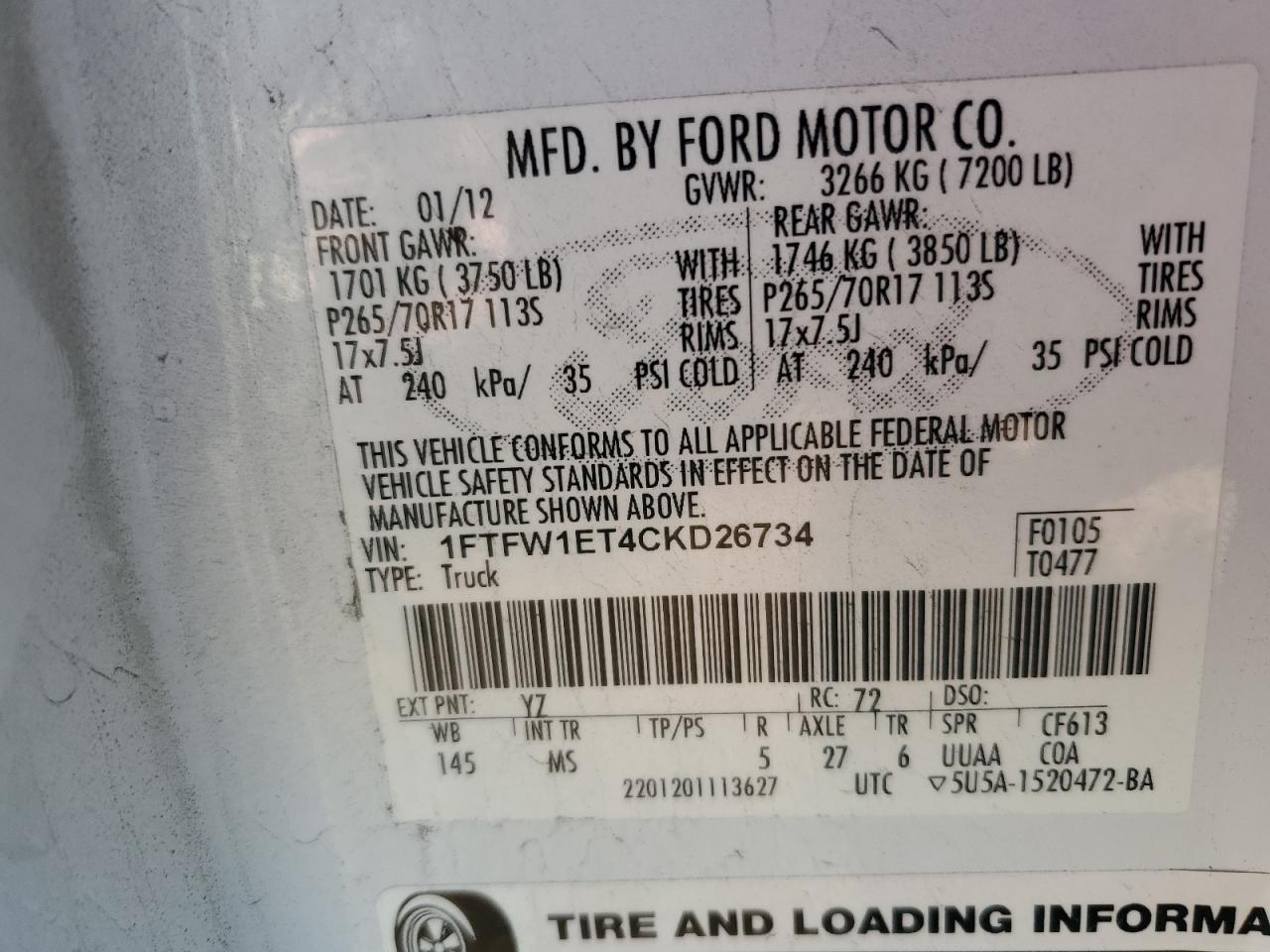 2012 Ford F-150 - Image 12