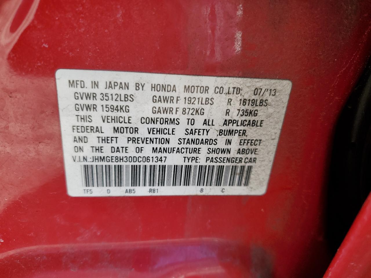 2013 Honda Fit - Image 12